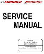 2001 Mercury Mariner 50-60Hp Factory Sertvice Manual