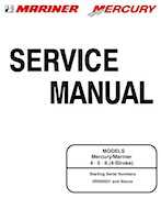 mercury 4 HP 2 stroke service manual s