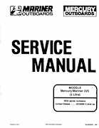 Mercury Mariner Outboard 225 3 Litre Service Manual 1994