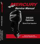 mercury optimax 225 HP built date 2000