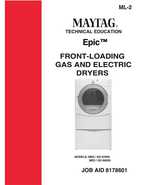 Maytag - Epic Front-loading Gas and Electric Driers manual