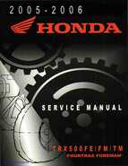 2005-2006 Honda ATV TRX500FE/FM/TM FourTrax Foreman Factory Service Manual
