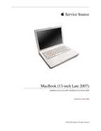 MacBook 13-Inch Early 2008 Service Manual
