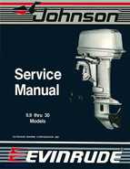 1988 Johnson Evinrude CC 9.9 thru 30 Service Repair Manual, P/N 507660