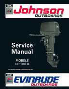 1992 Johnson Evinrude EN 9.9 thru 30 Service Manual, P/N 508142