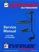 1994 Johnson/Evinrude Electric outboards Service Manual