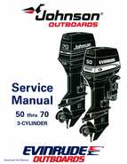 1995 Johnson/Evinrude Outboards 50 thru 70 3-cylinder Service Manual