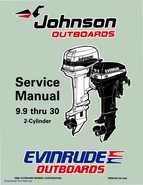 1997 Johnson Evinrude EU 9.9 thru 30 2-Cylinder Service Repair Manual, P/N 507263