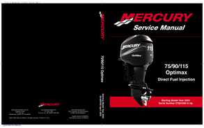 Mercury Optimax - 75, 90, 115, DFI starting year 2004 service manual