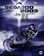 Bombardier SeaDoo 2003 factory shop manual