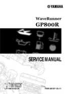 2001-2005 Yamaha WaveRunner GP800R Factory Service Manual