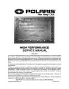 2003 Polaris 3 PRO X Factory Service Manual
