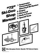 ski doo elan 1972 parts manual